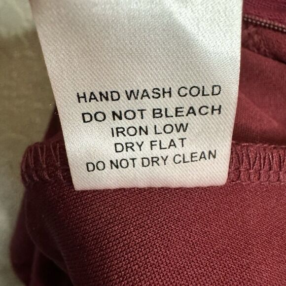 Iris Burgundy Illusion Mesh Silver Studs Bodycon Sz M‎ Hi Neck Jumpsuit NWT - Picture 9 of 14